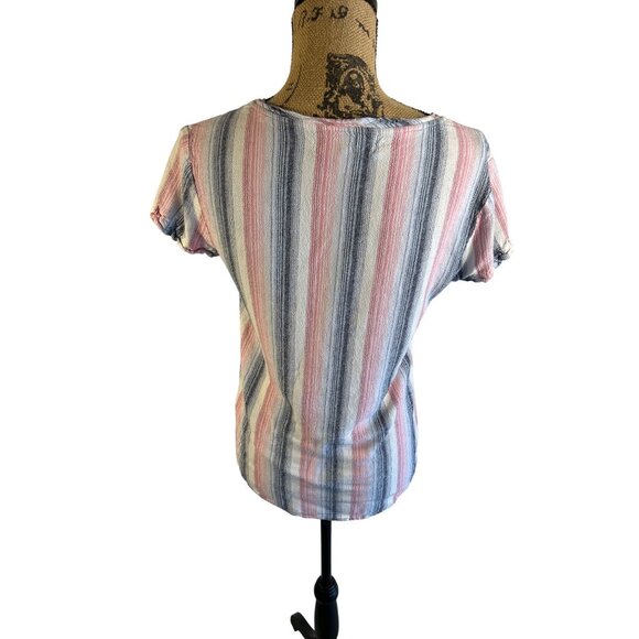 Cloth & Stone   S Pink, Blue   Rayon, Linen - Picture 2 of 5